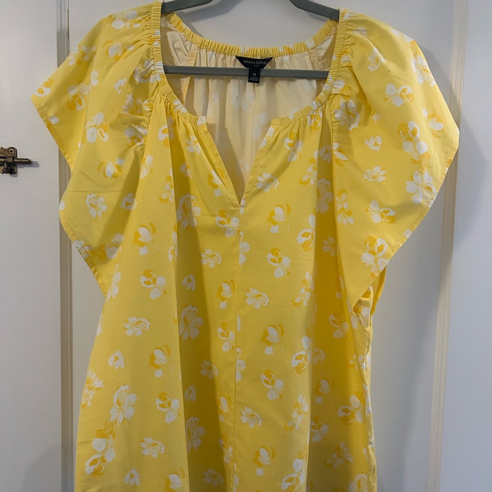 Yellow Floral Shirt